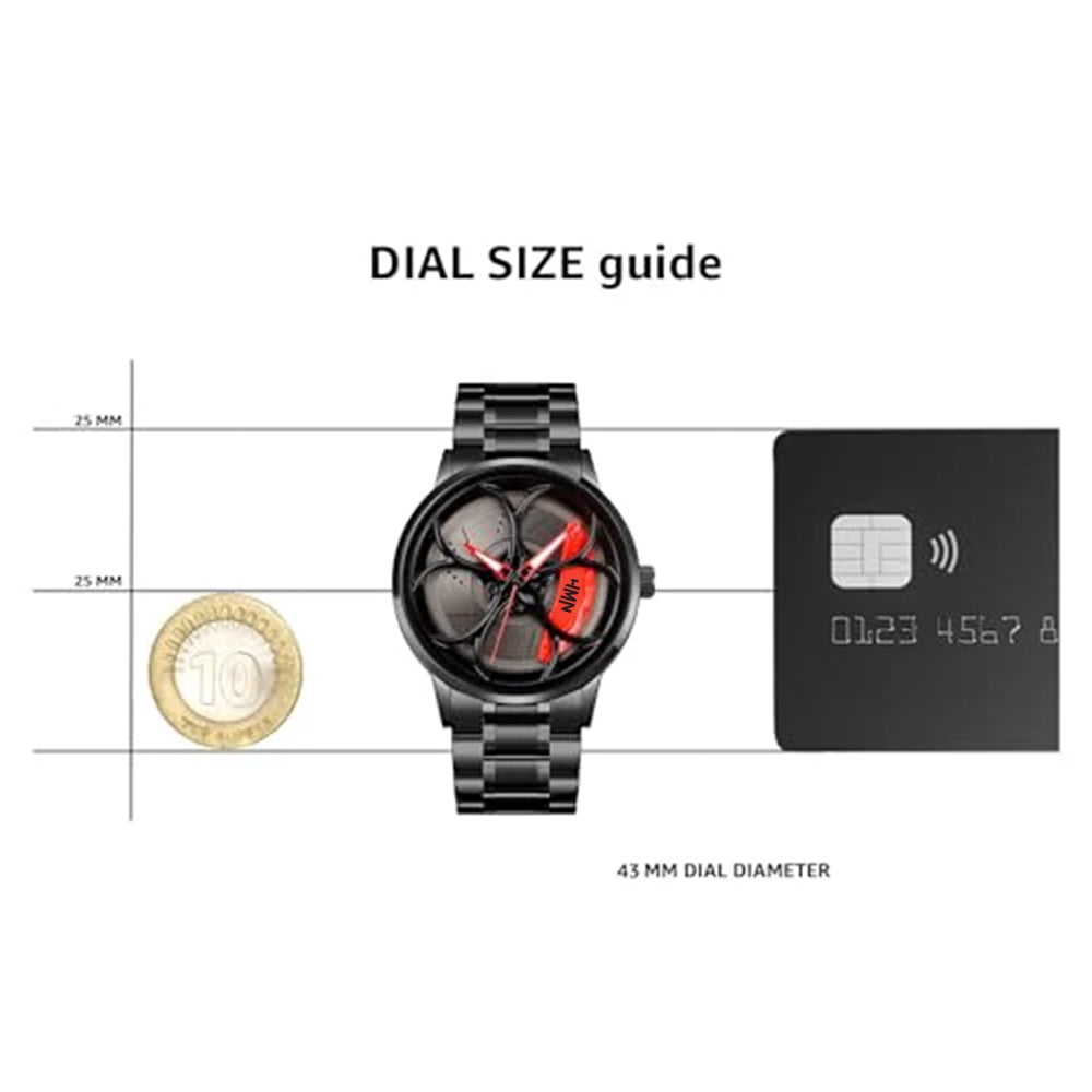 HMN™ INDIA Integra Type R Wheels Rolling Creative Watch - Series B