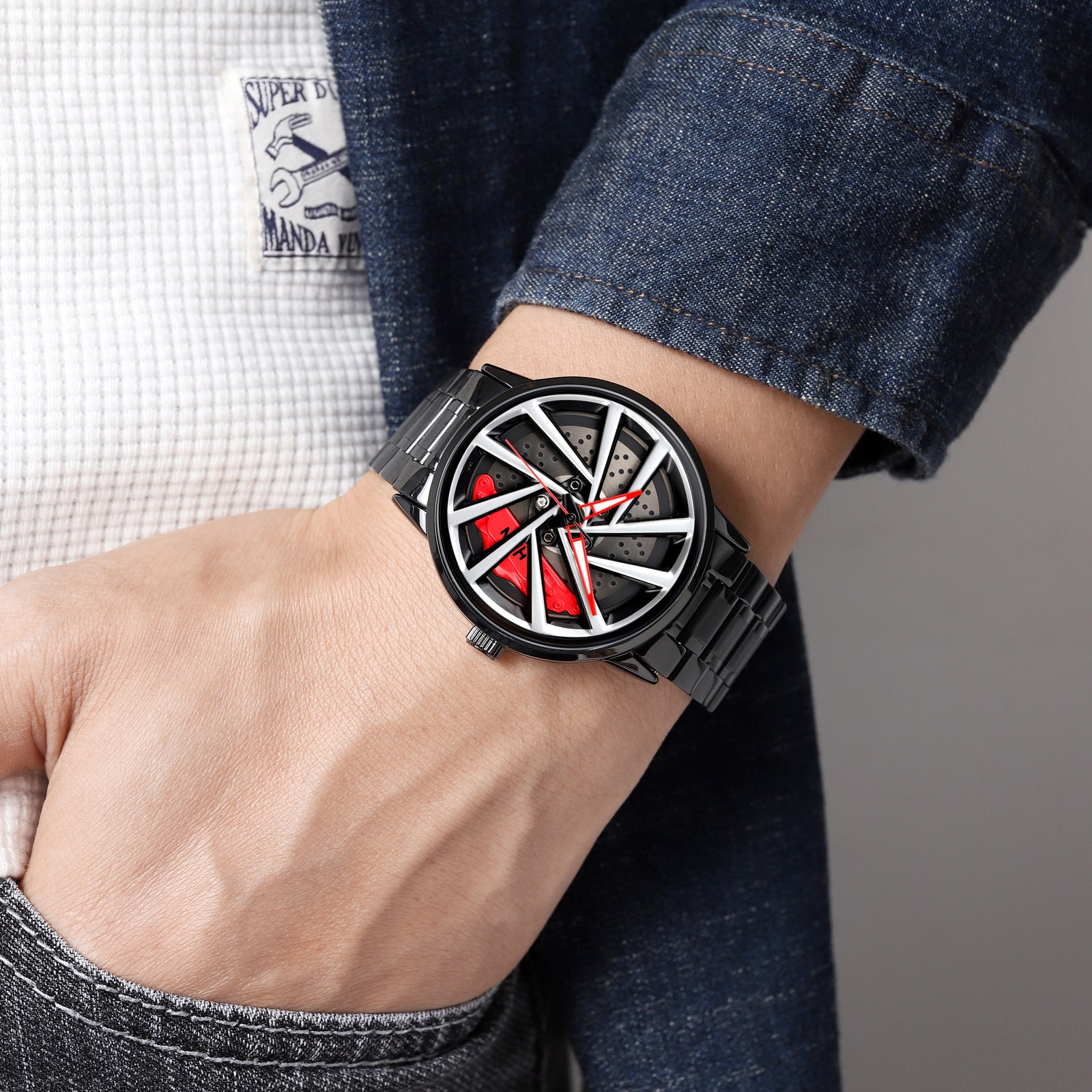 HMN™ INDIA Speed Star GT Wheels Rolling Creative Watch - Limited Edition