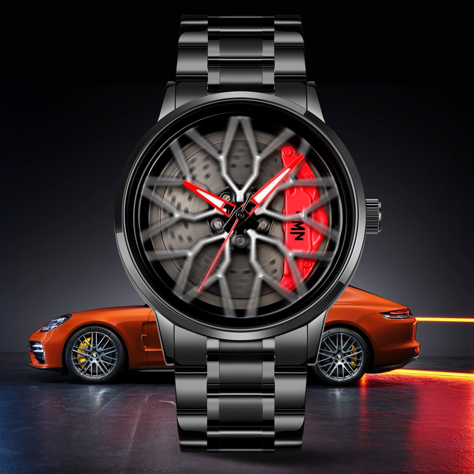 HMN™ INDIA Boxster Spyder Wheels Rolling Creative Watch