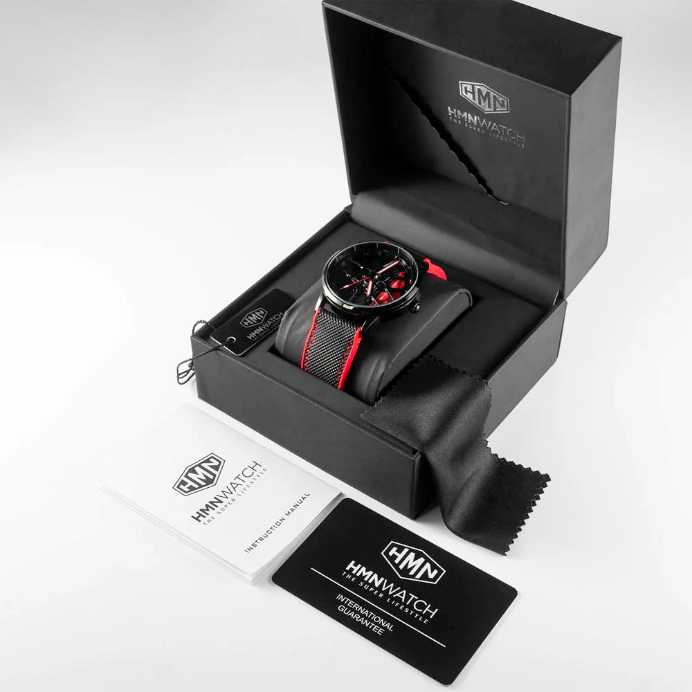 HMN™ INDIA Speed Star GT Wheels Rolling Creative Watch - Limited Edition