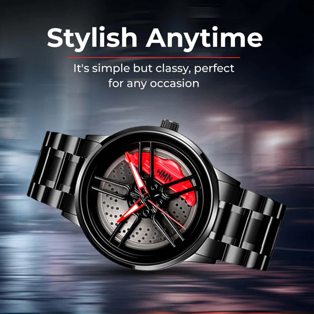 HMN™ INDIA Boxster Spyder Wheels Rolling Creative Watch - Series A