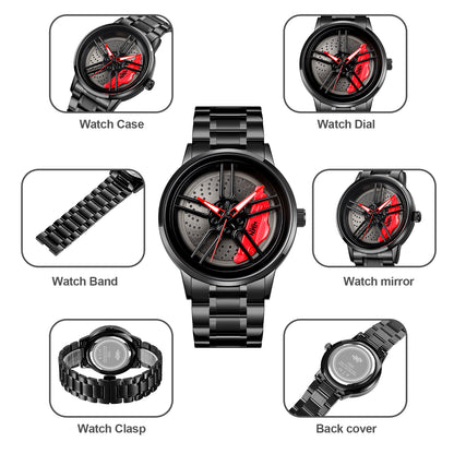 HMN™ INDIA Boxster Spyder Wheels Rolling Creative Watch - Series A