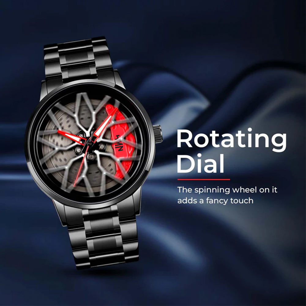 HMN™ INDIA Speed Star GT Wheels Rolling Creative Watch - Limited Edition