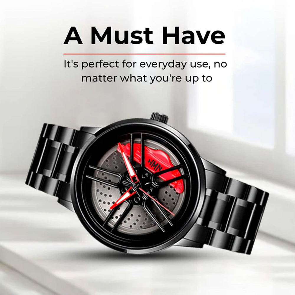HMN™ INDIA Boxster Spyder Wheels Rolling Creative Watch - Series A