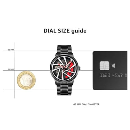 HMN™ INDIA Bimmer-8 Wheels Rolling Creative Watch Series-C