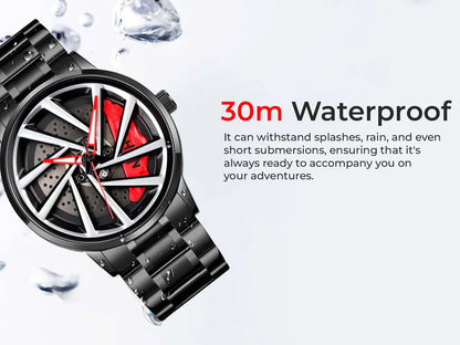 HMN™ INDIA Bimmer-8 Wheels Rolling Creative Watch Series-C