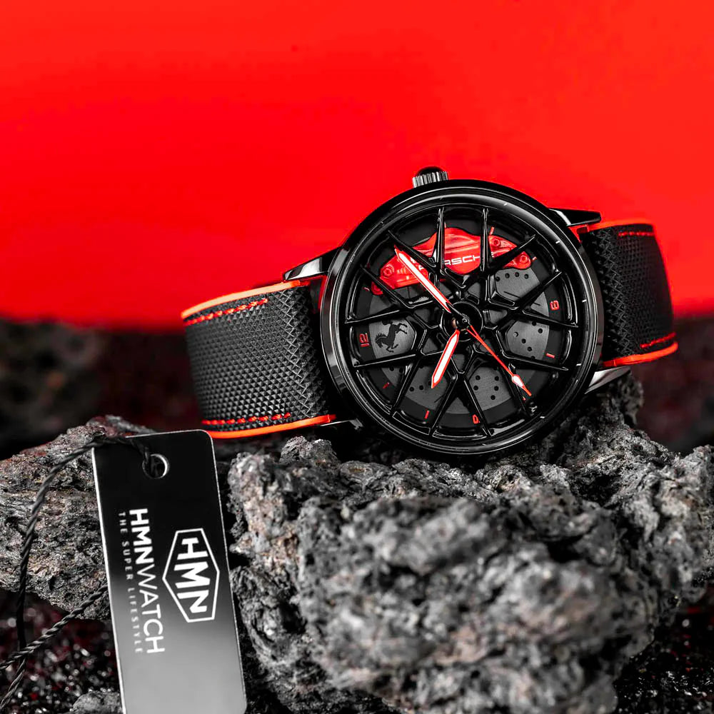 HMN™ INDIA Speed Star GT Wheels Rolling Creative Watch - Limited Edition